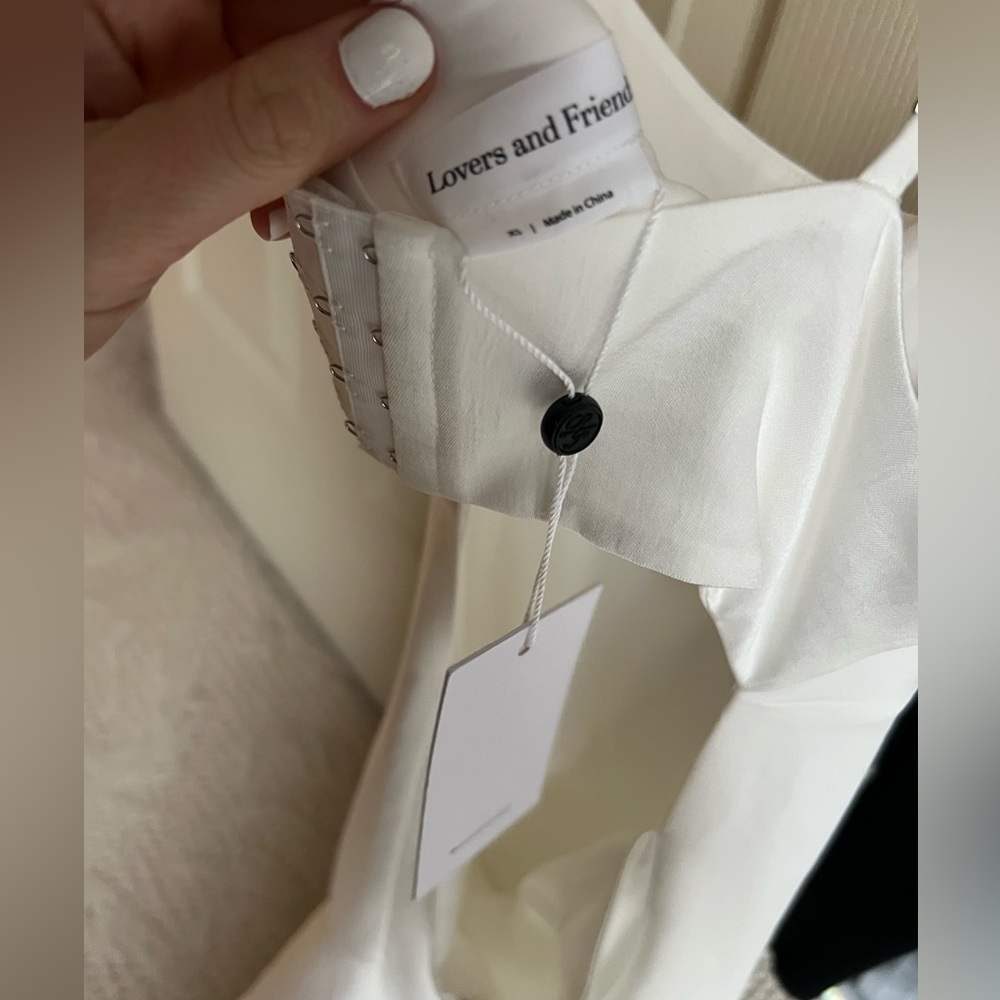 Lovers & Friends Sweetie White Dress XS NWT - Picture 11 of 13